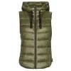 Vêtements Femme Doudounes Esprit RCS Tape Vest DARK KHAKI -Manteaux Soldes Magasin 23318351 500 A