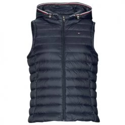 Vêtements Femme Doudounes Tommy Hilfiger CHEVRON SORONA TEDDY LINED MAXI Bleu