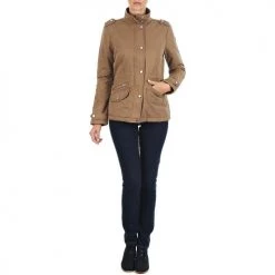 Vêtements Femme Parkas Napapijri ALMIRA Marron -Manteaux Soldes Magasin 245214 500 B