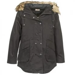 VĂȘtements Femme Parkas Moony Mood DELENE Noir