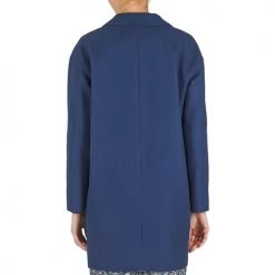 Vêtements Femme Manteaux Benetton AGRETE Marine -Manteaux Soldes Magasin 2769634 500 E