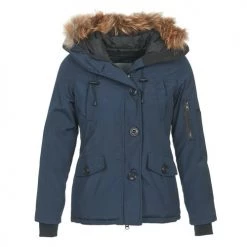 Vêtements Femme Parkas Casual Attitude WAWARM Marine