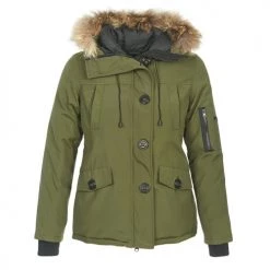 Vêtements Femme Parkas Casual Attitude WAWARM Kaki