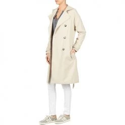 Vêtements Femme Trenchs S.Oliver REVISU Beige -Manteaux Soldes Magasin 3210048 500 D