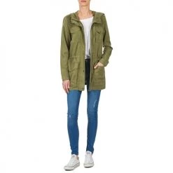Vêtements Femme Parkas Vero Moda PARK Kaki -Manteaux Soldes Magasin 3238813 500 C