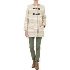 Vêtements Femme Manteaux Benetton LUMO Beige -Manteaux Soldes Magasin 3313280 500 C