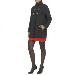 Vêtements Femme Manteaux Benetton DILO Noir -Manteaux Soldes Magasin 3313286 500 C