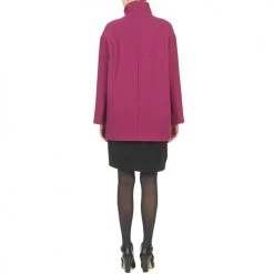 Vêtements Femme Manteaux Benetton DILO Rose -Manteaux Soldes Magasin 3313287 500 D