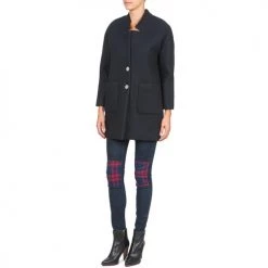 Vêtements Femme Manteaux American Retro LAURA Marine -Manteaux Soldes Magasin 342866 500 C