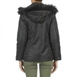 Vêtements Femme Doudounes DDP FUNAPI Noir -Manteaux Soldes Magasin 3669409 500 E
