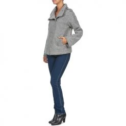 Vêtements Femme Manteaux Gas CRISSY Gris -Manteaux Soldes Magasin 368797 500 D