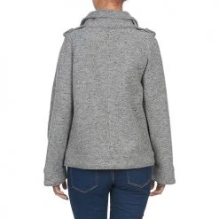 Vêtements Femme Manteaux Gas CRISSY Gris -Manteaux Soldes Magasin 368797 500 E