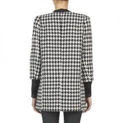Vêtements Femme Manteaux Mexx FENCAMP Noir / Blanc -Manteaux Soldes Magasin 3700784 500 E