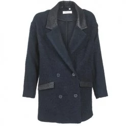 Vêtements Femme Manteaux Naf Naf ADELAIDE Marine