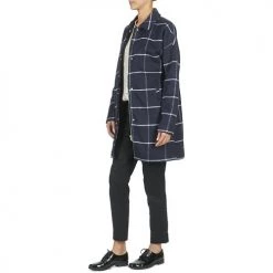 Vêtements Femme Manteaux Vila VILERKA Marine -Manteaux Soldes Magasin 4036315 500 D