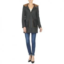 Vêtements Femme Manteaux Vero Moda EMPIRE Gris -Manteaux Soldes Magasin 4082654 500 C