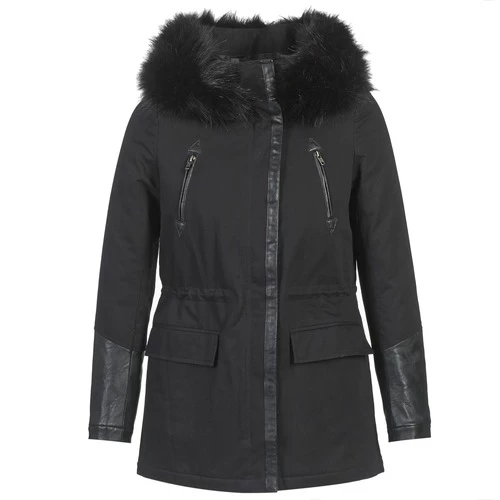 Vêtements Femme Parkas Moony Mood FOUINI Noir 3 Vêtements Femme Parkas Moony Mood FOUINI Noir