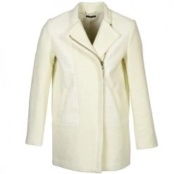 Vêtements Femme Manteaux Sisley NEVOLA Blanc
