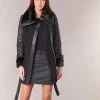 Vêtements Femme Manteaux Morgan GEFROU Noir 2 Vêtements Femme Manteaux Morgan GEFROU Noir -Manteaux Soldes Magasin 491981 500 B
