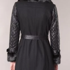 Vêtements Femme Manteaux Morgan GEFROU Noir 11 Vêtements Femme Manteaux Morgan GEFROU Noir -Manteaux Soldes Magasin 491981 500 E