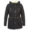 Vêtements Femme Parkas Vero Moda GRADING PARKA Noir -Manteaux Soldes Magasin 544336 500 A