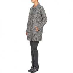 Vêtements Femme Manteaux Kookaï SARAH Gris -Manteaux Soldes Magasin 553358 500 D