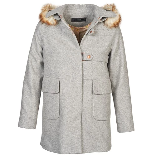Vêtements Femme Manteaux Kookaï ALEXI Gris 3 Vêtements Femme Manteaux Kookaï ALEXI Gris