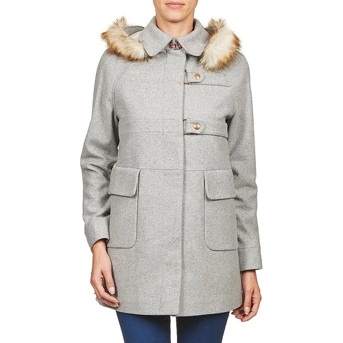 Vêtements Femme Manteaux Kookaï ALEXI Gris 4 Vêtements Femme Manteaux Kookaï ALEXI Gris – Image 2