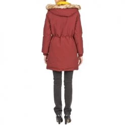 Vêtements Femme Parkas Kookaï BRIANA Bordeaux -Manteaux Soldes Magasin 553453 500 D