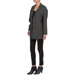 Vêtements Femme Manteaux Naf Naf AKLAPA Noir -Manteaux Soldes Magasin 573090 500 D