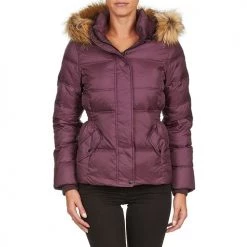 Vêtements Femme Doudounes Naf Naf BEGY Bordeaux -Manteaux Soldes Magasin 573092 500 B