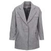 Vêtements Femme Manteaux Naf Naf ADELI Gris 1 Vêtements Femme Manteaux Naf Naf ADELI Gris -Manteaux Soldes Magasin 573185 500 A