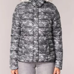 Vêtements Femme Doudounes Kaporal BASIL Gris 10 Vêtements Femme Doudounes Kaporal BASIL Gris -Manteaux Soldes Magasin 5895897 500 D