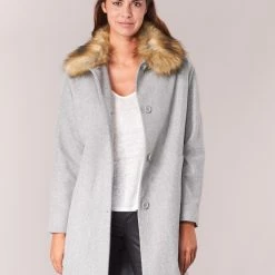 Vêtements Femme Manteaux Naf Naf ADOUTA Gris