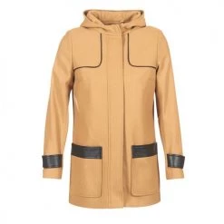 Vêtements Femme Manteaux Naf Naf AHOULA Beige 8 Vêtements Femme Manteaux Naf Naf AHOULA Beige -Manteaux Soldes Magasin 5896889 500 A
