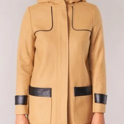 Vêtements Femme Manteaux Naf Naf AHOULA Beige 10 Vêtements Femme Manteaux Naf Naf AHOULA Beige -Manteaux Soldes Magasin 5896889 500 D