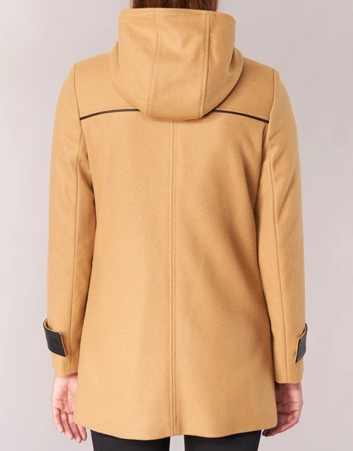 Vêtements Femme Manteaux Naf Naf AHOULA Beige 7 Vêtements Femme Manteaux Naf Naf AHOULA Beige – Image 5