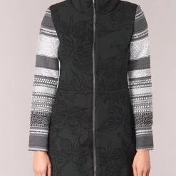 Vêtements Femme Manteaux Desigual GRAME Noir -Manteaux Soldes Magasin 6007320 500 D