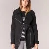 Vêtements Femme Manteaux Betty London HARMI Noir -Manteaux Soldes Magasin 6029582 500 B