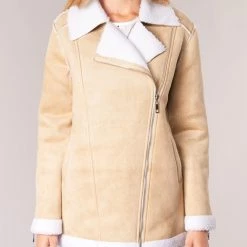 Vêtements Femme Manteaux Betty London HARMI Beige -Manteaux Soldes Magasin 6029583 500 D