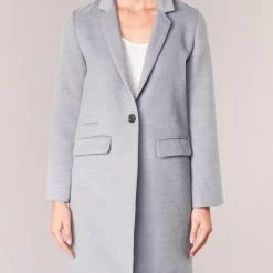 Vêtements Femme Manteaux Betty London HODISSE Gris 10 Vêtements Femme Manteaux Betty London HODISSE Gris -Manteaux Soldes Magasin 6029585 500 D