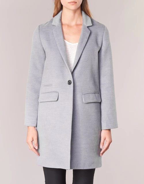 Vêtements Femme Manteaux Betty London HODISSE Gris 6 Vêtements Femme Manteaux Betty London HODISSE Gris – Image 4