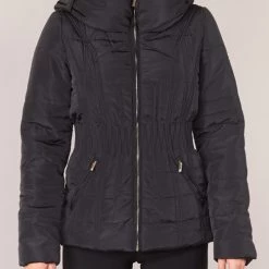 Vêtements Femme Doudounes Morgan GSPEKO Noir -Manteaux Soldes Magasin 6089603 500 D