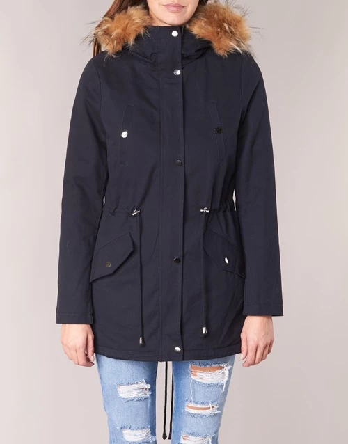 Vêtements Femme Parkas Moony Mood HADDY Marine 6 Vêtements Femme Parkas Moony Mood HADDY Marine – Image 4