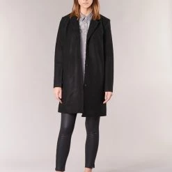 Vêtements Femme Manteaux Vila VICAMDON Noir