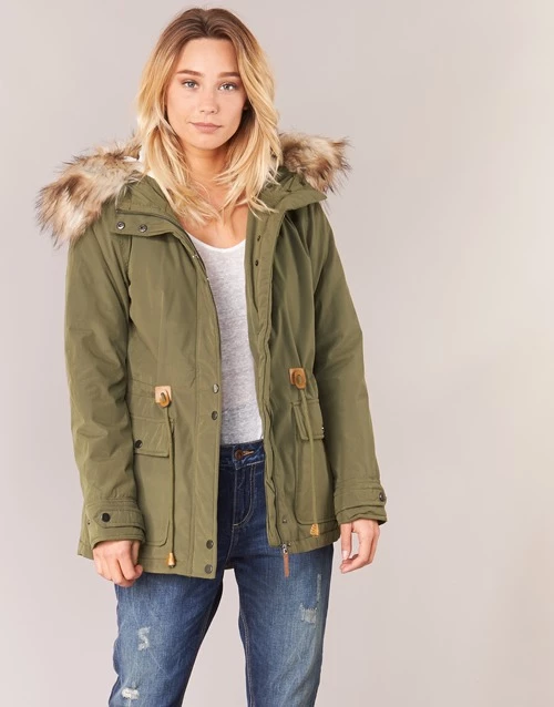 Vêtements Femme Parkas Vila VICLOVER Kaki 3 Vêtements Femme Parkas Vila VICLOVER Kaki