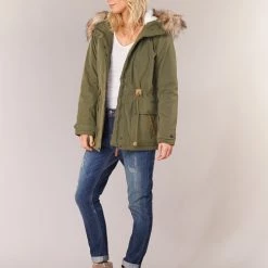 Vêtements Femme Parkas Vila VICLOVER Kaki 9 Vêtements Femme Parkas Vila VICLOVER Kaki -Manteaux Soldes Magasin 6131459 500 C