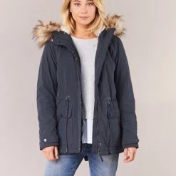 Vêtements Femme Parkas Vila VICLOVER Marine