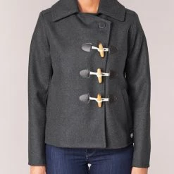 Vêtements Femme Manteaux Armor Lux MARTIC Gris -Manteaux Soldes Magasin 6162831 500 D