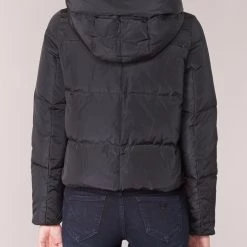 Vêtements Femme Doudounes Armani jeans JIORM Noir -Manteaux Soldes Magasin 6220084 500 E